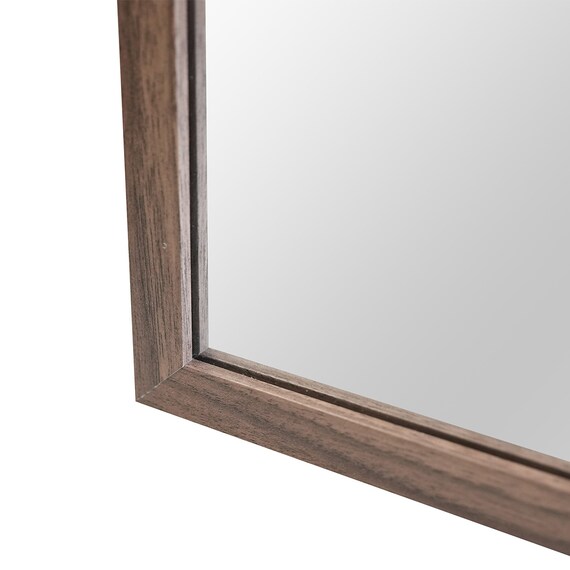 ウォールミラー(幅28×高さ120cm ミドルブラウン 005IT) 4枚目画像