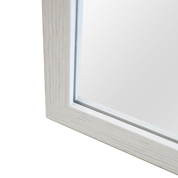 ウォールミラー(幅40×高さ150cm ホワイトウォッシュ 005IT) 4枚目画像