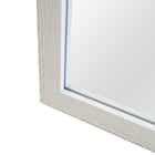 ウォールミラー(幅40×高さ150cm ホワイトウォッシュ 005IT) 4枚目画像