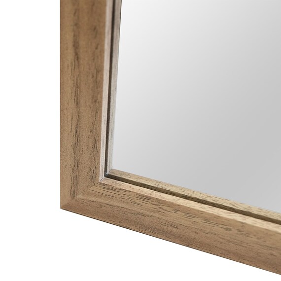 ウォールミラー(幅40×高さ150cm ライトブラウン 005IT) 4枚目画像