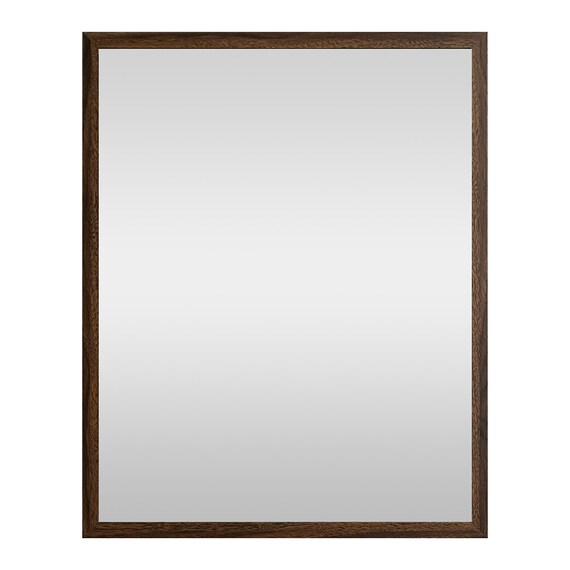 ウォールミラー(幅40×高さ50cm ミドルブラウン 005IT) 1枚目画像