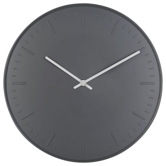 静音秒針掛け時計 (グレー 002VM) 1枚目画像