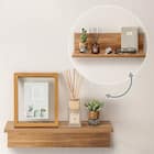 ウォールシェルフ 幅45cm (ライトブラウン HS) 1枚目画像