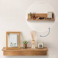ウォールシェルフ 幅60cm (ライトブラウン HS)