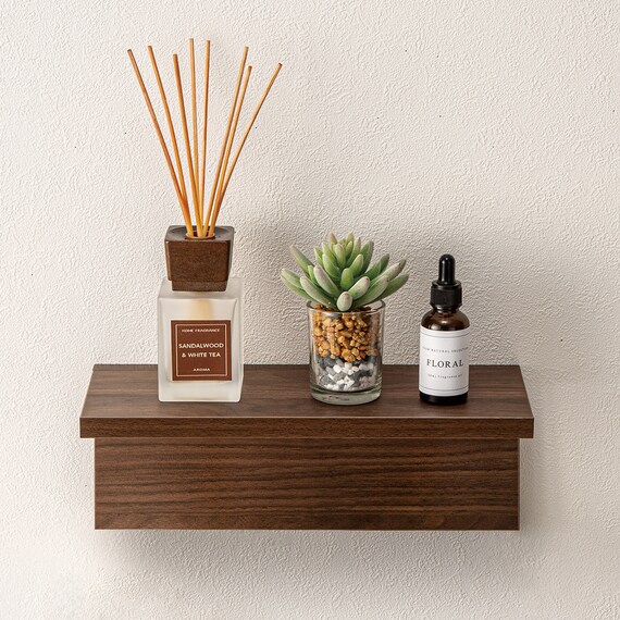 ウォールシェルフ 幅30cm (ミドルブラウン HS) 2枚目画像