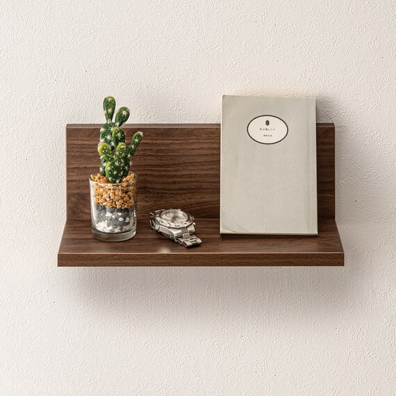 ウォールシェルフ 幅30cm (ミドルブラウン HS) 3枚目画像