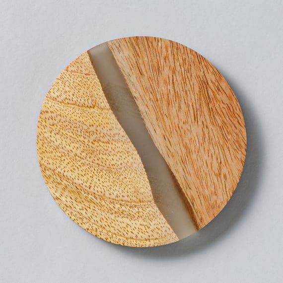 大理石と木を使った自然素材のコースターANM(Living in Comfort) 2枚目画像