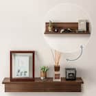 ウォールシェルフ 幅60cm (ミドルブラウン HS) 1枚目画像