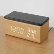 置くだけスマホ充電LED時計 (SC 003HT)