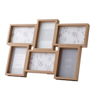 6面フォトフレーム(DH ミドルブラウン)