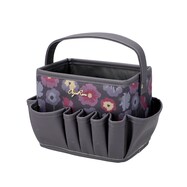 【デコホーム商品】コスメキャリー (ハナガラ  ネイビー NC8)
