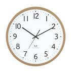 電波 静音秒針 掛け時計 直径40cm (SW ナチュラル 003FR) 1枚目画像