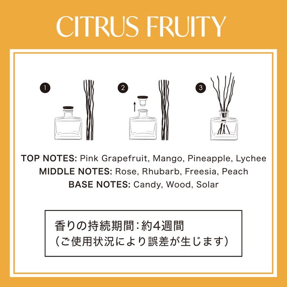 アロマディフューザー(26SS シトラス MS02) 2枚目画像