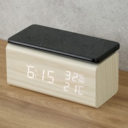 置くだけスマホ充電LED時計(003DH)