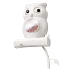 掛時計 フクロウ(ホワイト EL6111) 5枚目画像