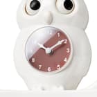 掛時計 フクロウ(ホワイト EL6111) 7枚目画像
