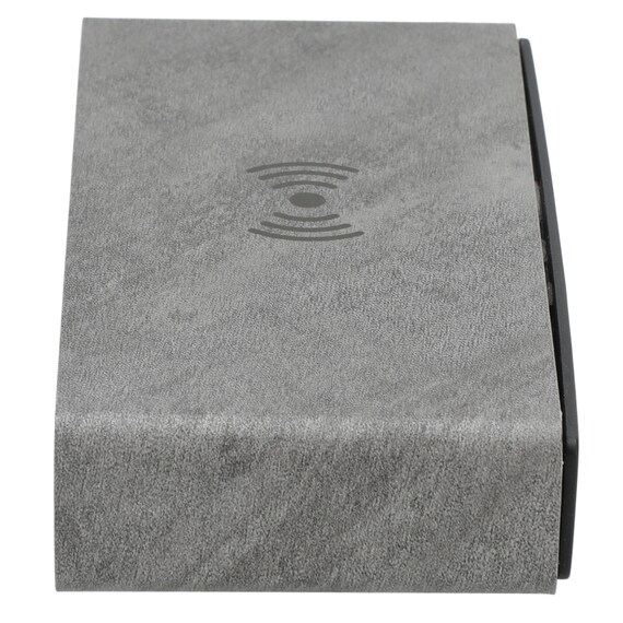 置くだけスマホ充電LED時計(SC 004HT BK) 5枚目画像