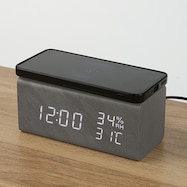 置くだけスマホ充電LED時計(003HT)