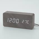 LED置き時計(L ブラック 001HT) 1枚目画像