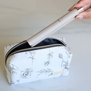 スクエアポーチ ラインアート柄