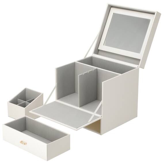 スクエアコスメボックス(ホワイト NH17) 8枚目画像