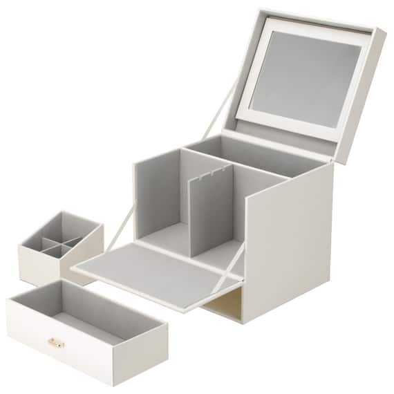 スクエアコスメボックス(ホワイト NH17) 8枚目画像