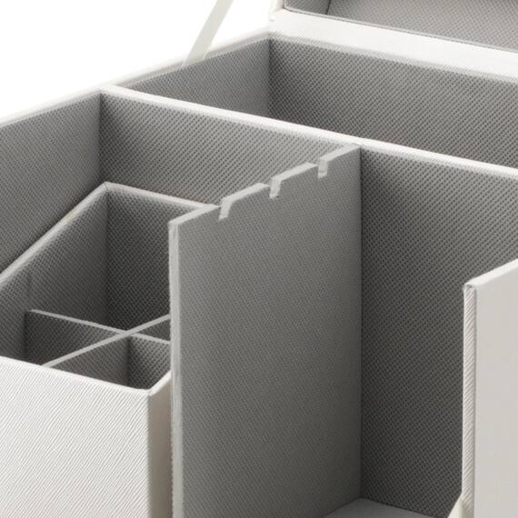 スクエアコスメボックス(ホワイト NH17) 19枚目画像