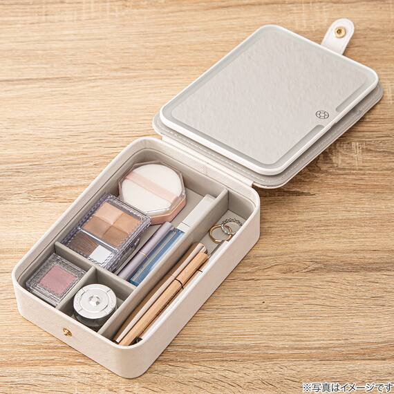 コスメボックス LEDライト付きミラー(NH31) 3枚目画像