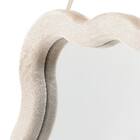 壁掛けミラー ウェーブ (ライトモカ HXDH25) 7枚目画像