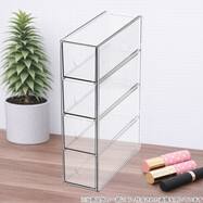 たてよこ置ける コスメケース(DE02) コスメ アクセサリーの収納に