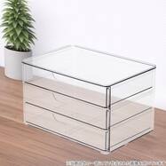 コスメケース 3段引き出しタイプ (DE04) コスメ アクセサリーの収納に