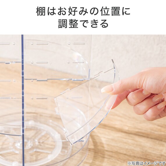 回転する コスメケース(DE05) 3枚目画像
