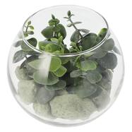 ガラスグリーンポット(ラウンドDT03/04)