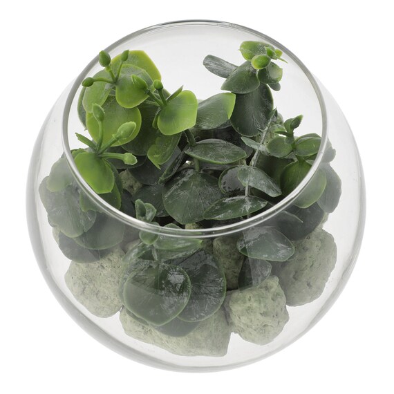 ガラスグリーンポット(ラウンドDT03) 2枚目画像