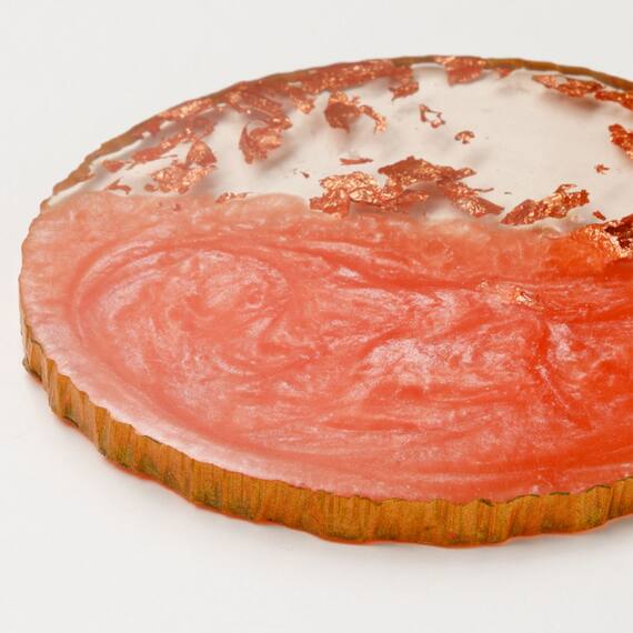 ラウンドコースター(HW03 レッド) 4枚目画像