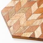 木製ヘキサンゴースター(HW05 ブラウン) 4枚目画像