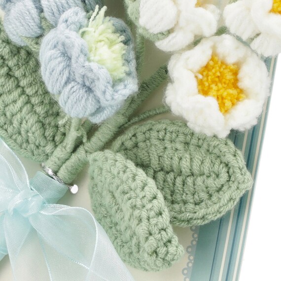 ニットフラワー(ブルー NT10) 8枚目画像