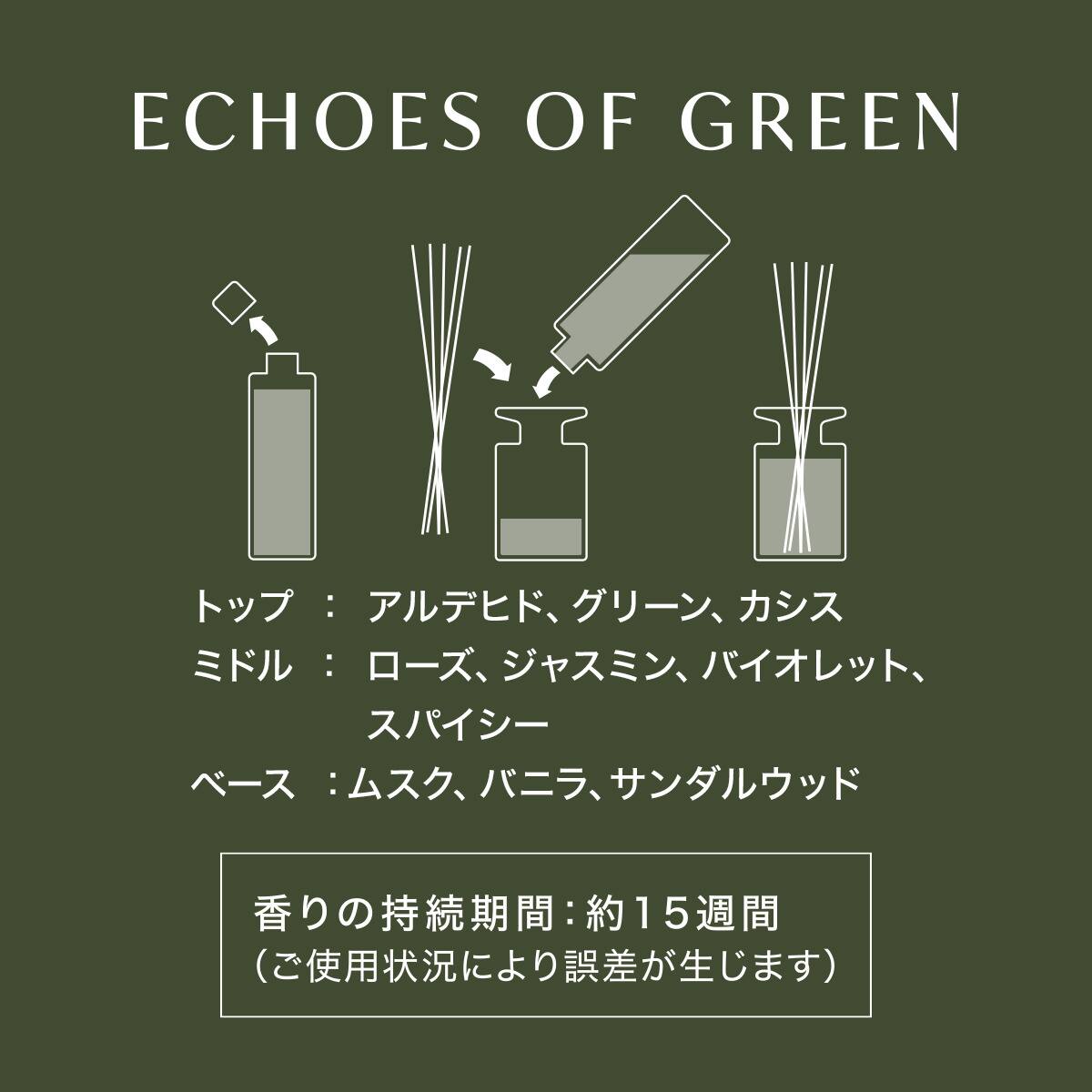 アロマディフューザー (GE2 グリーン 400ml) | ニトリネット【公式