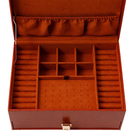 アクセサリーボックス (NH33 2段 ブラウン) 10枚目画像