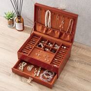 アクセサリーボックス(2段 ブラウン NH33)