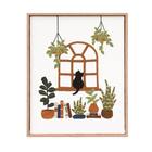 ウォールデコレーション(ネコ刺繍) 1枚目画像