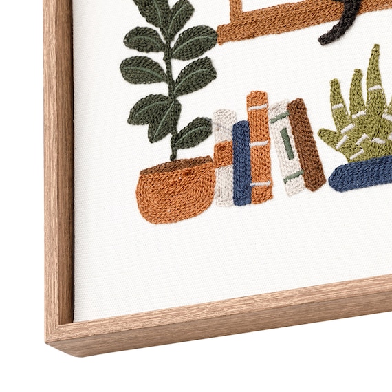 ウォールデコレーション(ネコ刺繍) 10枚目画像