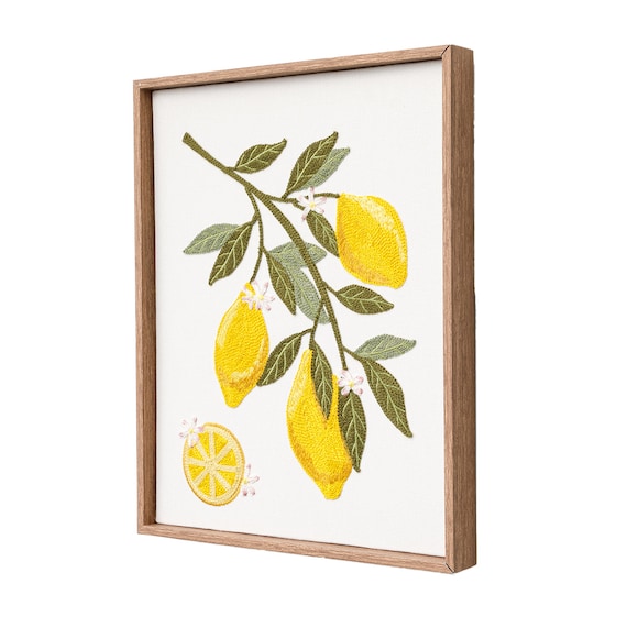 ウォールデコレーション(レモン刺繍) 9枚目画像