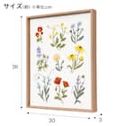 ウォールデコレーション(花刺繍) 3枚目画像