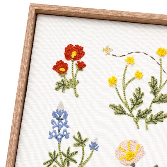 ウォールデコレーション(花刺繍) 7枚目画像