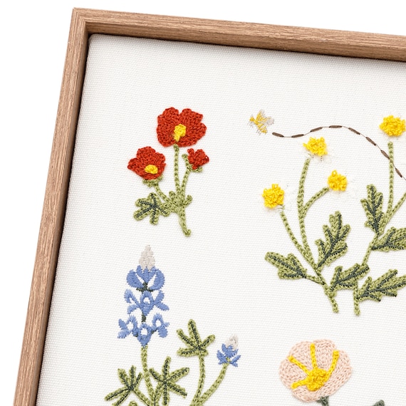 ウォールデコレーション(花刺繍) 7枚目画像