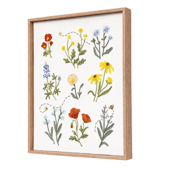 ウォールデコレーション(花刺繍) 9枚目画像