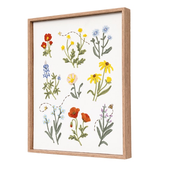 ウォールデコレーション(花刺繍) 9枚目画像