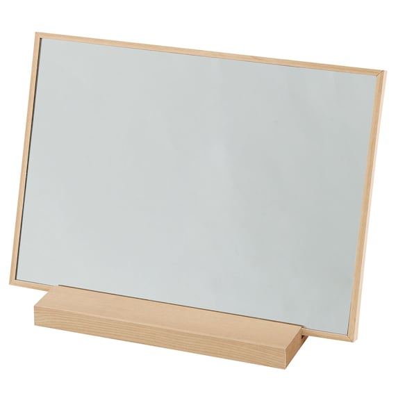 スリムフレーム タテヨコ置ける 卓上ミラー(FE22cm) 1枚目画像