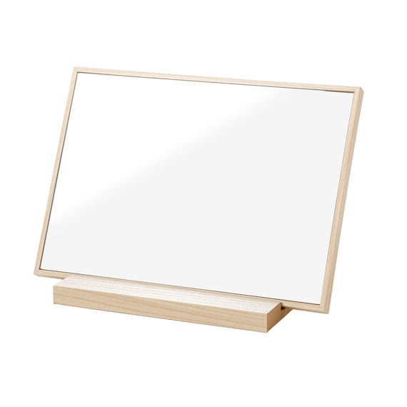 スリムフレーム タテヨコ置ける 卓上ミラー(FE22cm) 4枚目画像